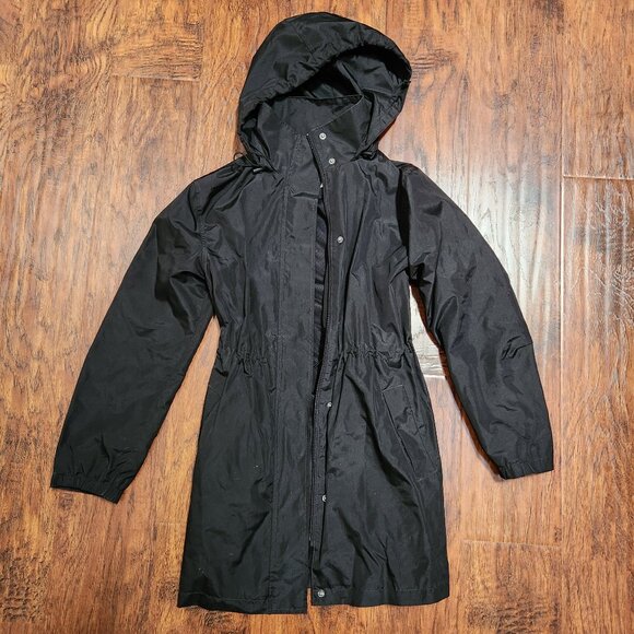 Knee-length hooded rain jacket - Picture 1 of 5